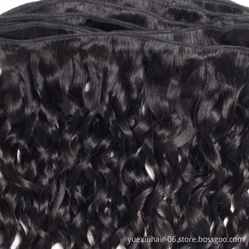 Natual Water Curly Hair Wholesale Cheap Price 100% Remy Human Hair Bundles Brazilian Virgin Human Hair Extension